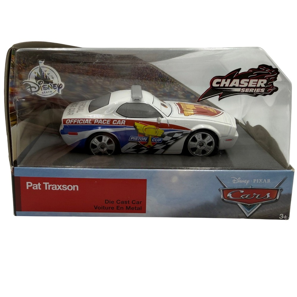 Disney‎ Pixar Cars Pat Traxson Official Pace Car Chaser Series Die Cast New